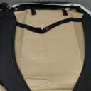 Silverado Seat Covers Fit for 2007-2026 Truck Chevy Chevrolet Silverado GMC Sierra Pickup 1500 2500HD 3500HD Crew Double Extended Cab Waterproof Leather Seat Covers (Full Set, Black)