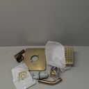 Delta Faucet Velum 14 Series Single-Function Gold Shower Faucet Set, Valve Trim Kit, Shower Handle, Delta Shower Trim Kit, Shower Set, Champagne Bronze T14237-CZ (Valve Not Included)