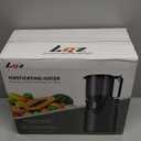 Cold Press Juicer, Juicer Machines with 5.8" Wide Feed Chute for Juice Extractor, Slow Masticating Juicer for Vegetables & Fruits with High Juice Yield, Easy to Clean (Black) (Dark Gray)