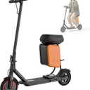 Qlaway Electric Scooter with Seat for Adults, 8.5"/10" Tires, 19/22MPH, 350W/500W Powerful Motor, 15/22 Miles Long Range, Foldable & Portable Commuter Escooter with Dual Braking System, APP Control