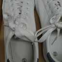 FRACORA Mens White Tennis Shoes Low Top Fashion Sneakers PU Leather Casual Shoe for Men (White) 45