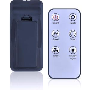 New Replacement Remote Control fit for LivePure Bladeless Indoor/Outdoor Rechargeable Fan LP1780FAN-SGE LP1780FAN-TEA LP1780FAN-LAV LP1780FAN-DNB LP1780FAN-COR