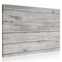 QUEENLINK Magnetic Dry Erase Board - 24'' x 18'' Decorative Magnetic Board for Wall - White Board - Magnet Board Display Board - Gray Wood Plank
