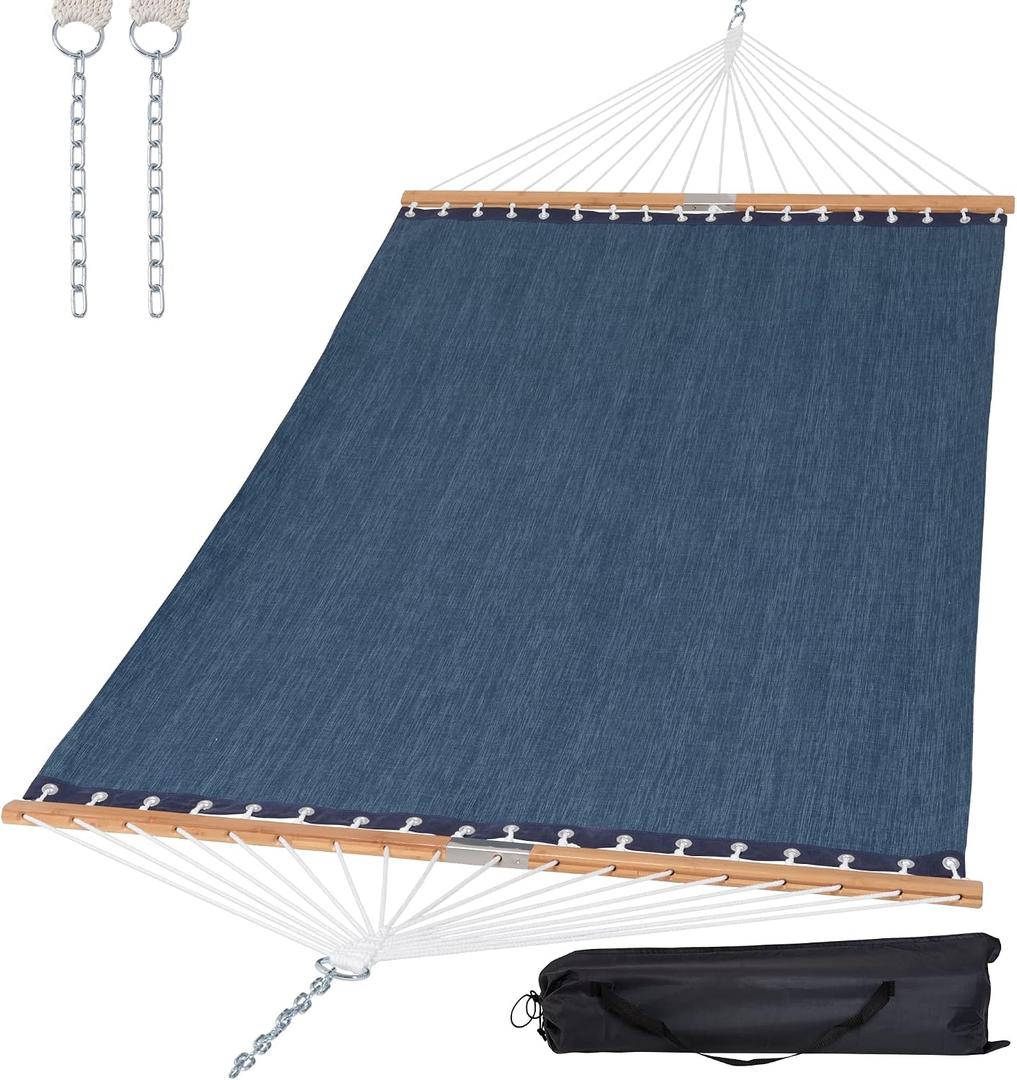 Hammocks Two Person Tree Hammock, 450lbs Capacity, Navy