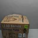 Liberty Pumps LE41M Manual Submersible Sewage Pump 4/10HP, 115V, 10' Cord, 2" Discharge