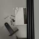 USHOWER Matte Black Towel Bar, 24-Inch Towel Rack for Bathroom Wall Mounted, Thicken SUS304 Stainless Steel Towel Rod Modern Home Decor (Total Length 26-Inch)