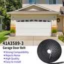 233 inch 41A3589-3 41A3589-12 Garage Door Opener Drive Belt Compatible with Liftmaster Chamberlain Starting Belt 1270 1280 1280R 8100 8200 9200 for 8ft Garage Door, Belting Ribs spacing is 0.3 inch