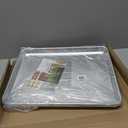 Nordic Ware Naturals Half Sheet - USA Made Aluminum Commercial Quality Sheet Pan for Baking or Roasting, Encapsulated Galvanized Steel Rim Prevents Warping, 2-Pack