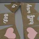 Half Birthday Banner - Its My 1/2 Birthday, Decorations, Burlap Banner, 6 Month Photo Prop, Best Party Supplies
