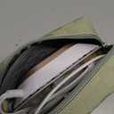 Newbealer Travel Iron with Dual Voltage - 120V/220V Lightweight Dry Iron for Clothes (No Steam), Non-Stick Ceramic Soleplate, 302 Heat Press Machine, w/Spray Bottle, Pouch & Silicone Stand (White)