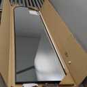 Delma Arched Mirror Full Length,Standing Mirror Full Body,Large Floor with Stand for Wall Entryway Door Bedroom Bathroom Living Room (56"L x 15"W, Black Frame)