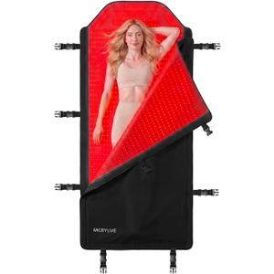 Red Light Therapy Mat Full Body for Pain Relief, Medical-Grade TPU,FSA&HSA Eligible,72"x33" Red Light Therapy Blanket with 2625 LEDs Dual-Wave(660& 850nm) for Muscle Relaxation,Better Sleep&Home Use | 3 Modes,5 Intensity Levels,Timer for Home Wellness