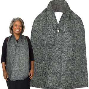 Adult Bib Scarf - Dignified Alternative to Bibs | Washable and Reusable Clothing Protectors for Eating