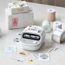 2 x HPRT Thermal Labels for T20/T260LR Label Printer, 1.97" x 1.18"(50x30 mm) Waterproof Sticker Paper, Color Thermal Tape for HPRT T260LR Label Maker, 200 Labels/Roll - Beige Green