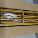 Metal Arch Backdrop Stand 7.2FT Gold Wedding Balloon Arched Backdrop Stand Square Arch Frame for Birthday Valentines Day Party Bridal Baby Shower Ceremony Decoration