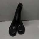 DUNLOP Chesapeake Rubber Boots Plain Toe for Men & Women – PVC - Waterproof - Lightweight Garden, Fishing & Rain Boots with Wide Calf – Black – Size 12