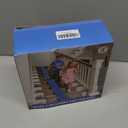 Flexible Race Car Track 15 Ft Starter Set with Suction Cups Compatible with Diecast 1/64th Car for Ages 3 & Up Track Long Rolls Up Portable Racetrack (Blue&green)