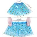 Koogel Tutu for Toddler Girls, 4PCS Toddler Tutu Dress Up Clothes Tulle Skirt for Birthday Princess Costume Party Favor