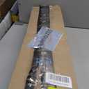 MANO Front Door Mat Outdoor Entrance, Heavy Duty Doormat Half Circle Rug for Outside Entry, Welcome Mat for Indoor Half Round Door Mats with Non Slip Rubber (21" x 33", Cobble)