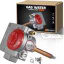 110-326 Gas Water Heater Valve, Natural Gas Water Heater Thermostat, Water Heater Gas Control Valve with 1-3/8" Shank,3-1/2" W.C