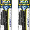 Rain-X 810363 Repellency Water Repellent Wiper Blades, 22" Windshield Wipers (Pack of 2), All Weather Streak-Free for Enhanced Visibility w/Water Repellency Formula