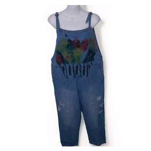 Yeokou Women's Casual Loose Denim Overalls Oversized Baggy Wide Leg Harem Pants (One Size US S-L, Style 34 Blue)