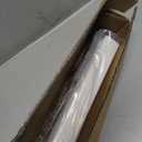 LazBlinds No Drill Cordless Cellular Shades, 32 1/2"W × 64"H, Silver White
