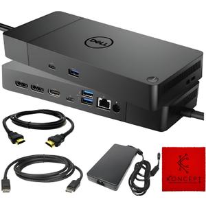 Dell WD19DC Performance Docking Station USB-C with 240W with HDMI, DP & USB-C Cables