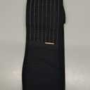 AZMED Maternity Belt Back Support - Adjustable Abdominal Binder for Pregnancy - Belly Band for Pelvic, Waist & Lower Back Comfort - Fits Up to 46 Inches - Black