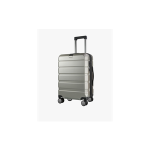 KROSER Hardside Expandable Carry On Luggage with Spinner Wheels & Built-in TSA Lock, Durable Suitcase Rolling Luggage with USB Port, Carry-On 20-Inch Champagne