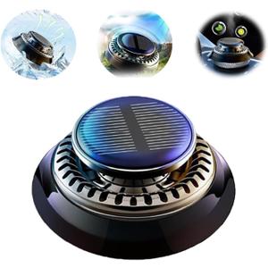 New Antifreeze Electromagnetic Car Snow Removal Device, Car Air Freshener, Solar Powered Auto Rotary, Portable Car Diffuser (1PCS)