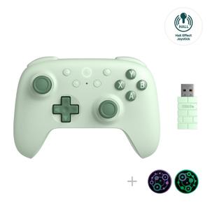 8Bitdo Ultimate 2C Hall Effect Joysticks and Hall Triggers Wireless Controller for Windows PC and Android, with Remappable L4/R4 Bumpers, Turbo function & Rumble Vibration (Green)