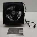 Vornado 573T Small Room Air Circulator Fan with Pivoting Head, Easy Clean Removable Grille, 3 Speed Settings, Black