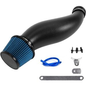 For 92-00 Honda Civic 94-01 Acura Integra Cold Air Intake Pipe Kit Power High Flow with Air Filter Compatible with 1992-2000 Honda Civic EK EG & 1994-2001 Acura Integra DC EG EK DC (Black)
