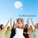Wedding Bouquets for Bride, Wedding Bouquet BridesmaidBridesmaid Holding Flowers for Wedding Decoration (White+White)