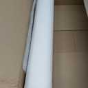 Manhattan Comfort William Series Vinyl Texture4d and Paintable Design Large Wallpaper Roll, 21" W x 33' L, White