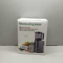 Cold Press Juicer, 5.5-inch Wide Feed Chute Juicer Machine, Slow Masticating Juicer for Whole Vegetables & Fruits, Black