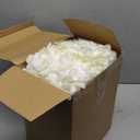 48 PCS Artificial Wisteria Hanging Flowers 6.56 Ft/pcs Fake Wisteria Vine Kit Hanging Flower for House Outdoor Garden Ceremony Outside Wedding Arch Floral Decor (White)