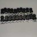 AIDA 20 Amps Outlets Duplex Electrical Receptacle Outlets, Tamper Resistant, Heavy-Duty Receptacle Wall Outlet, Residential, TR, 3-Wire, Self-Grounding Clip, NEMA 5-20R, UL Listed (20 Pack, Black)