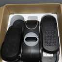 MERACH Under Desk Elliptical Machine, Leg Exerciser While Sitting for Seniors with Remote Control & 12-Speeds, Quiet Portable Electric Seated Pedal Exerciser Machine for Home Office