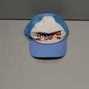 A&C Hero Blue Mesh Hats Trucker Hat Snapback Thinking Canvas Cap for Women Men