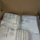 Wilwolfer 6 Pack Kids Teepee Tent Bulk with Inflatable Airbed & Light, Natural Toddler Play Tent for Girls Boys Indoor Sleepover Slumber Party Birthday Gifts (White)