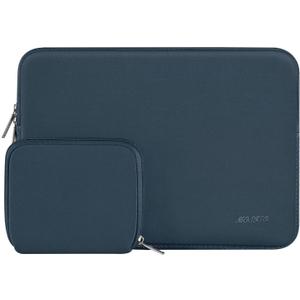 MOSISO Laptop Case 13 inch, 13 inch Laptop Sleeve Bag Compatible with MacBook Air 13 M4 M3 M2 M1 2025-2018 / Pro 13 M2 M1 2025-2016, Neoprene Computer Sleeve Bag with Small Case, Haze Blue