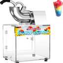 VALONDINO 48L Snow Cone Machine, 500LB/H Commercial Shaved Ice Machine for Snow Cones, 300W Electric Fluffy Snow Cone Maker for Party, Suitable for Party Activities, Family Gatherings, Sale