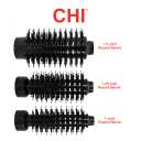 CHI 3-in-1 Round Blowout Brush, Hair Dryer Brush For Smooth, Frizz-Free Hair, 3 Interchangeable Brush Heads & Adjustable Heat Settings