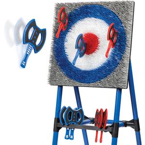 EastPoint Original Axe Throwing Game Set  Steel Frame Target for Indoor and Outdoor Use