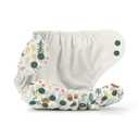 Esembly Cloth Diaper Cover - Reusable Swim Diaper, Waterproof, Breathable - Adjustable Outer Layer Over Absorbent Inner for Blowout Protection - Fantastic Funghi, Size 2 (18-35lbs)