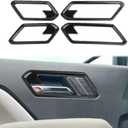 Korlot Carbon Fiber Style Interior Door Handle Cover Trim Accessories for 2023-2026 Chevrolet Colorado/GMC Canyon