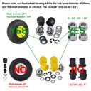 9040H Front Wheel Bushing to Bearing Conversion Kit Compatible with Craftsman, Poulan, Husqvarna, Jonsered, Murray Lawn Mower Fits 532009040, 532124959, 91334, 491334MA, 5920H, 9040HR, 9040N