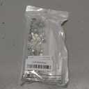 Tondiamo 24 Pieces Christmas Snowflake Brooches Pins Winter Holiday Rhinestone Snowflake Brooch Pins Crystal Sliver Brooches Bulk Set for Women Men DIY Family Christmas New Year Holiday Party Gifts